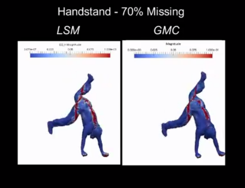 BEST PAPER AWARD IEEE ICME 2017 , Completion of Animated Meshes